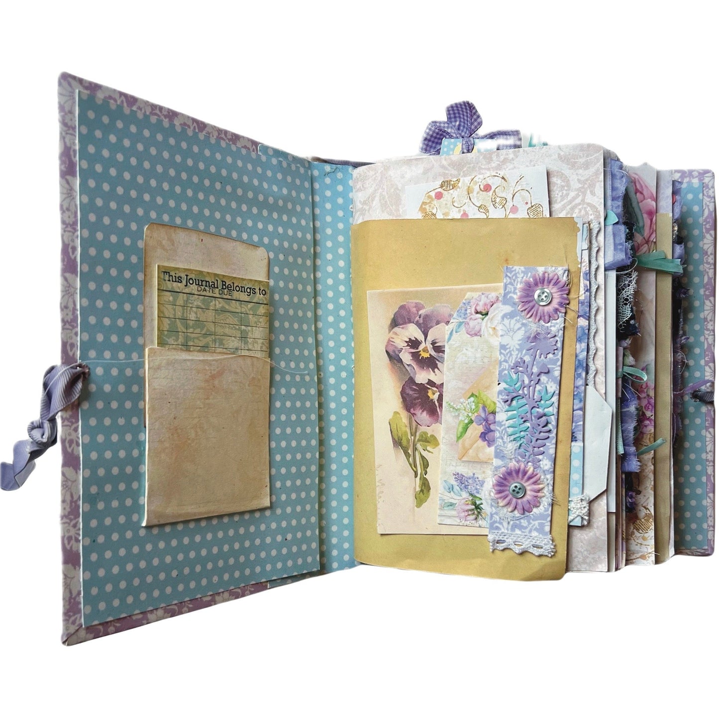 Lovely Lilacs Junk Journal