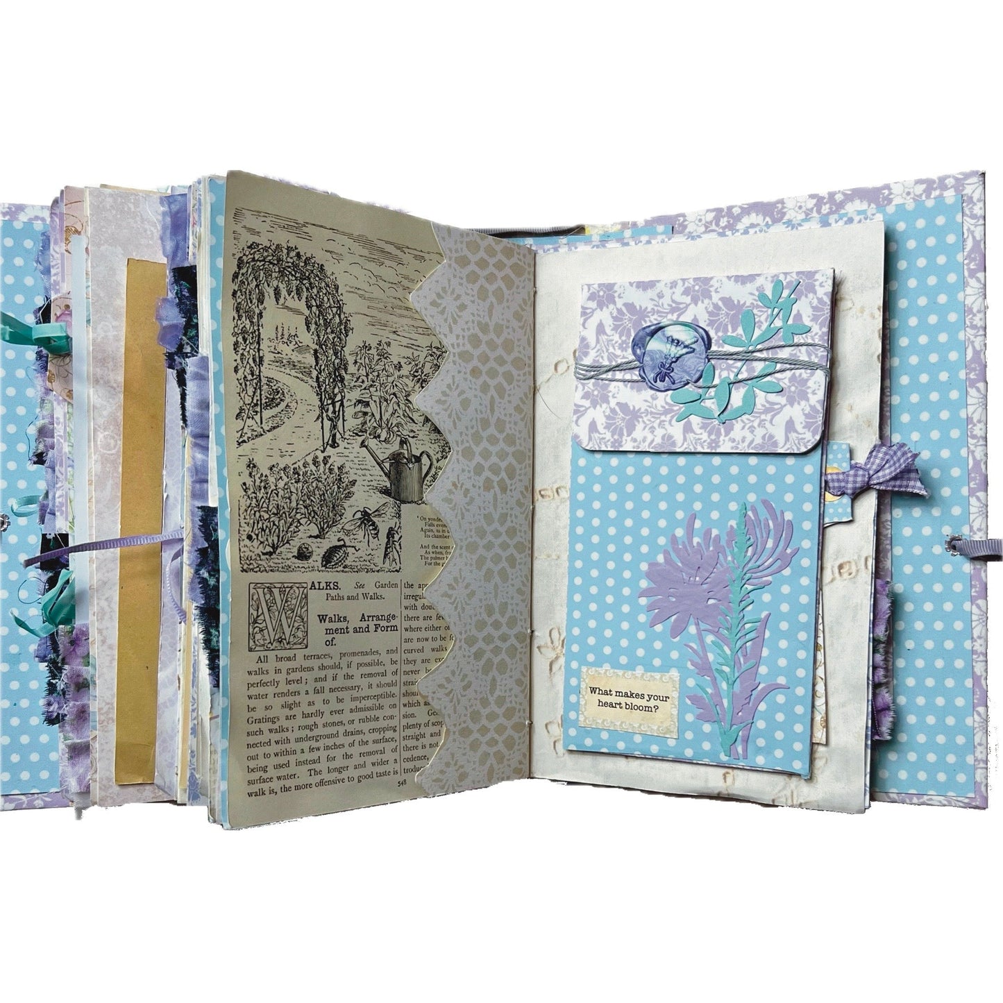 Lovely Lilacs Junk Journal